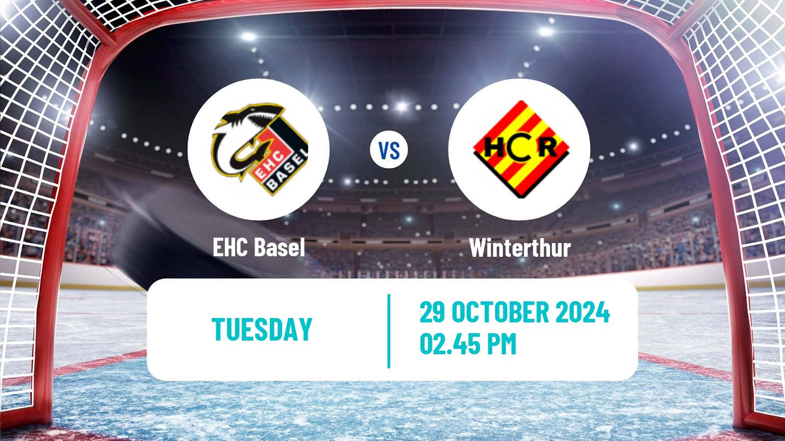 Hockey Swiss League Hockey EHC Basel - Winterthur