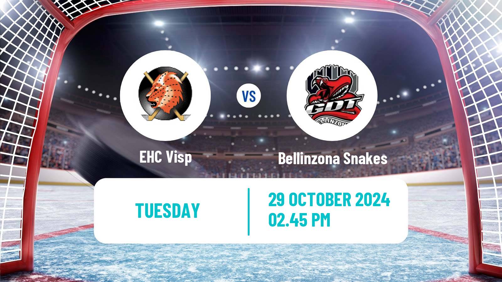 Hockey Swiss League Hockey Visp - Bellinzona Snakes