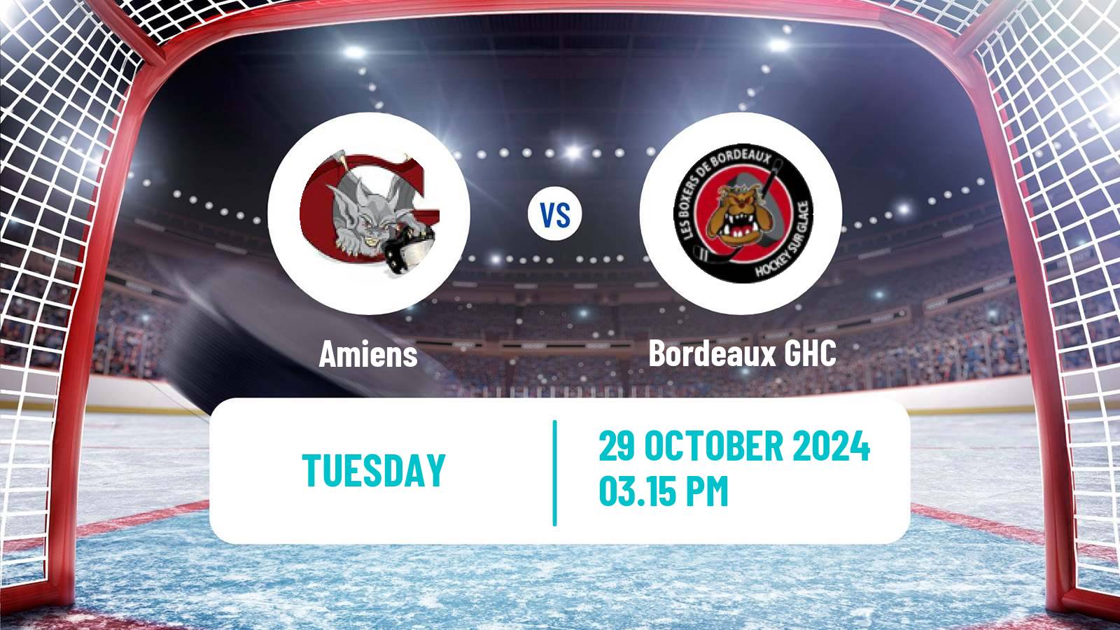 Hockey French Ligue Magnus Amiens - Bordeaux