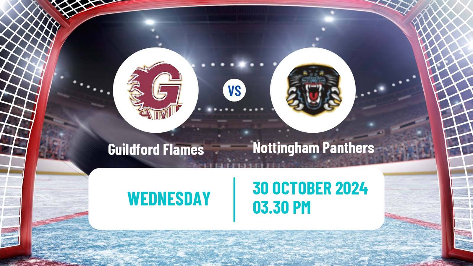 Hockey United Kingdom Elite League Guildford Flames - Nottingham Panthers