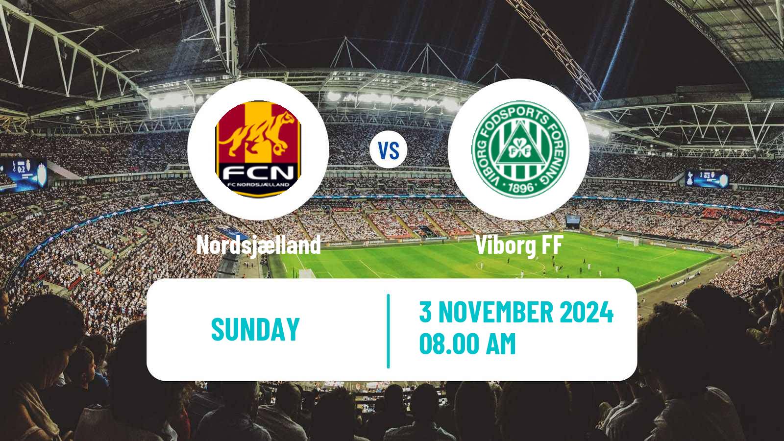 Soccer Danish Superliga Nordsjælland - Viborg