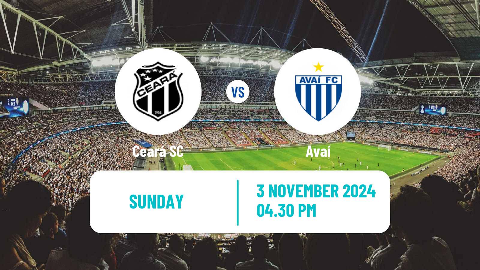 Soccer Brazilian Serie B Ceará - Avaí