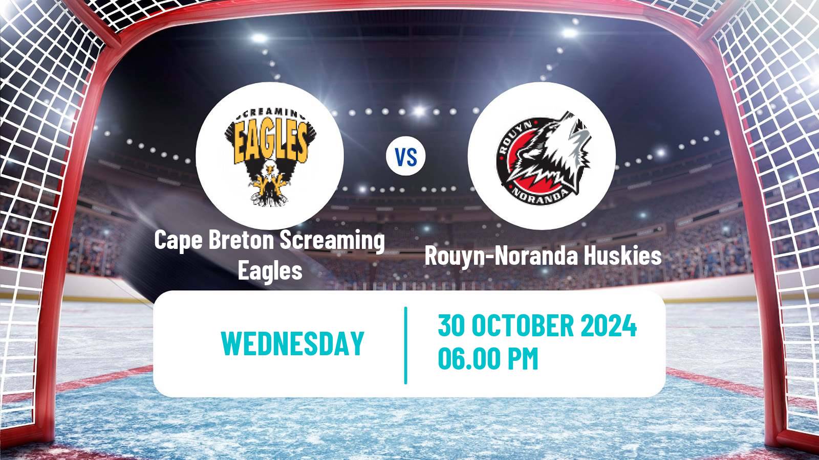 Hockey QMJHL Cape Breton Screaming Eagles - Rouyn-Noranda Huskies