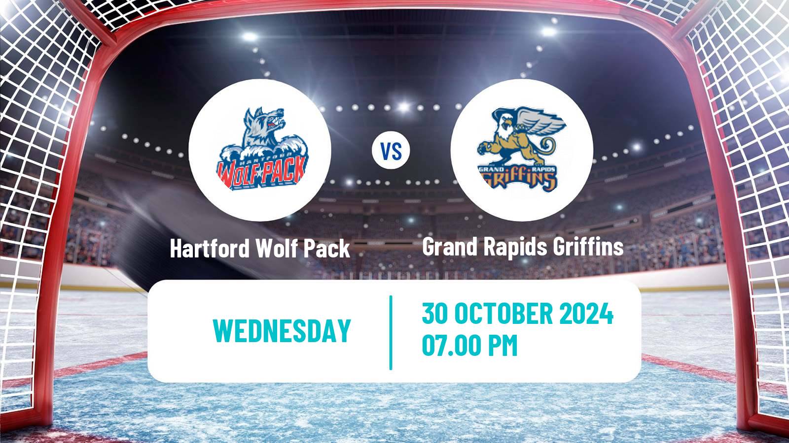 Hockey AHL Hartford Wolf Pack - Grand Rapids Griffins