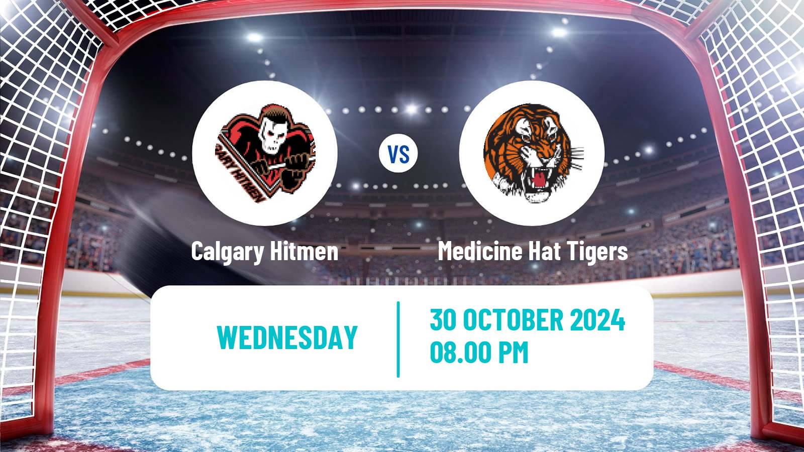 Hockey WHL Calgary Hitmen - Medicine Hat Tigers