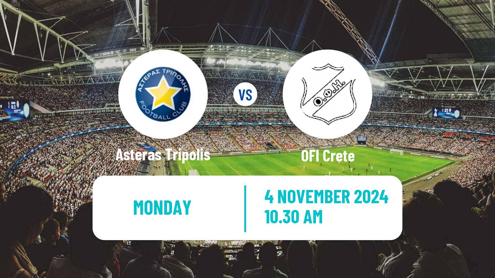 Soccer Greek Super League Asteras Tripolis - OFI