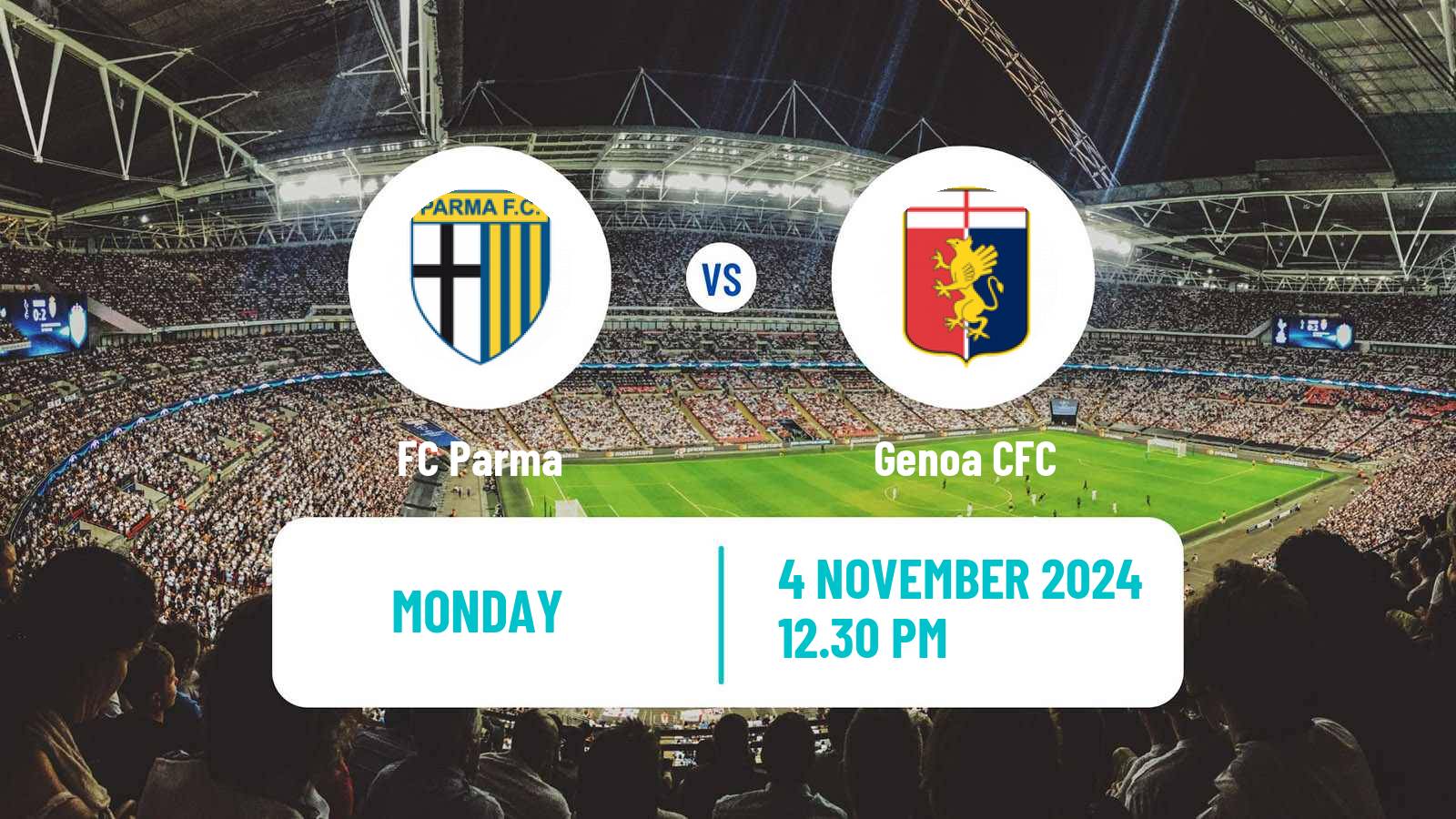 Soccer Italian Serie A Parma - Genoa