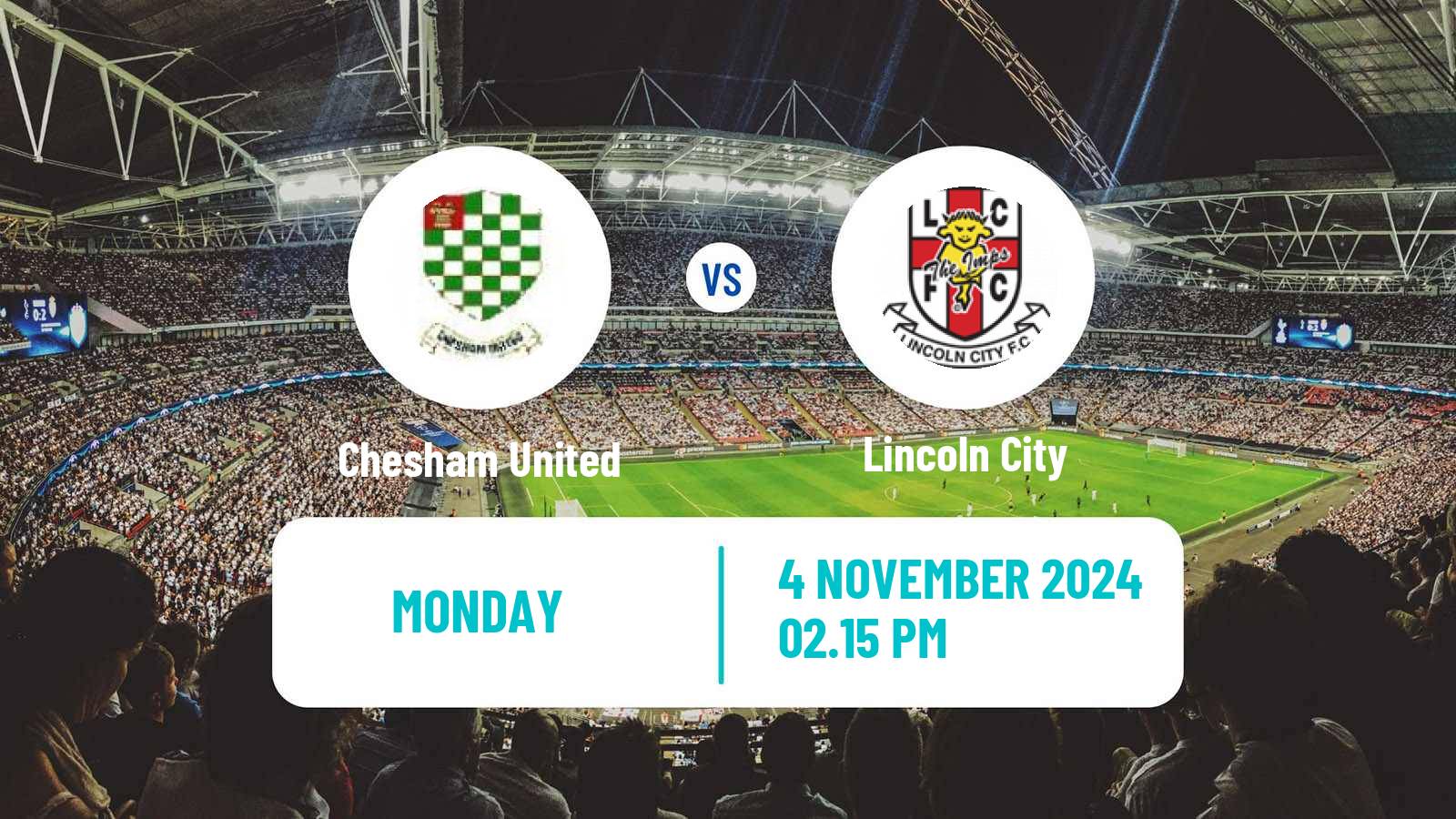 Soccer English FA Cup Chesham United - Lincoln City