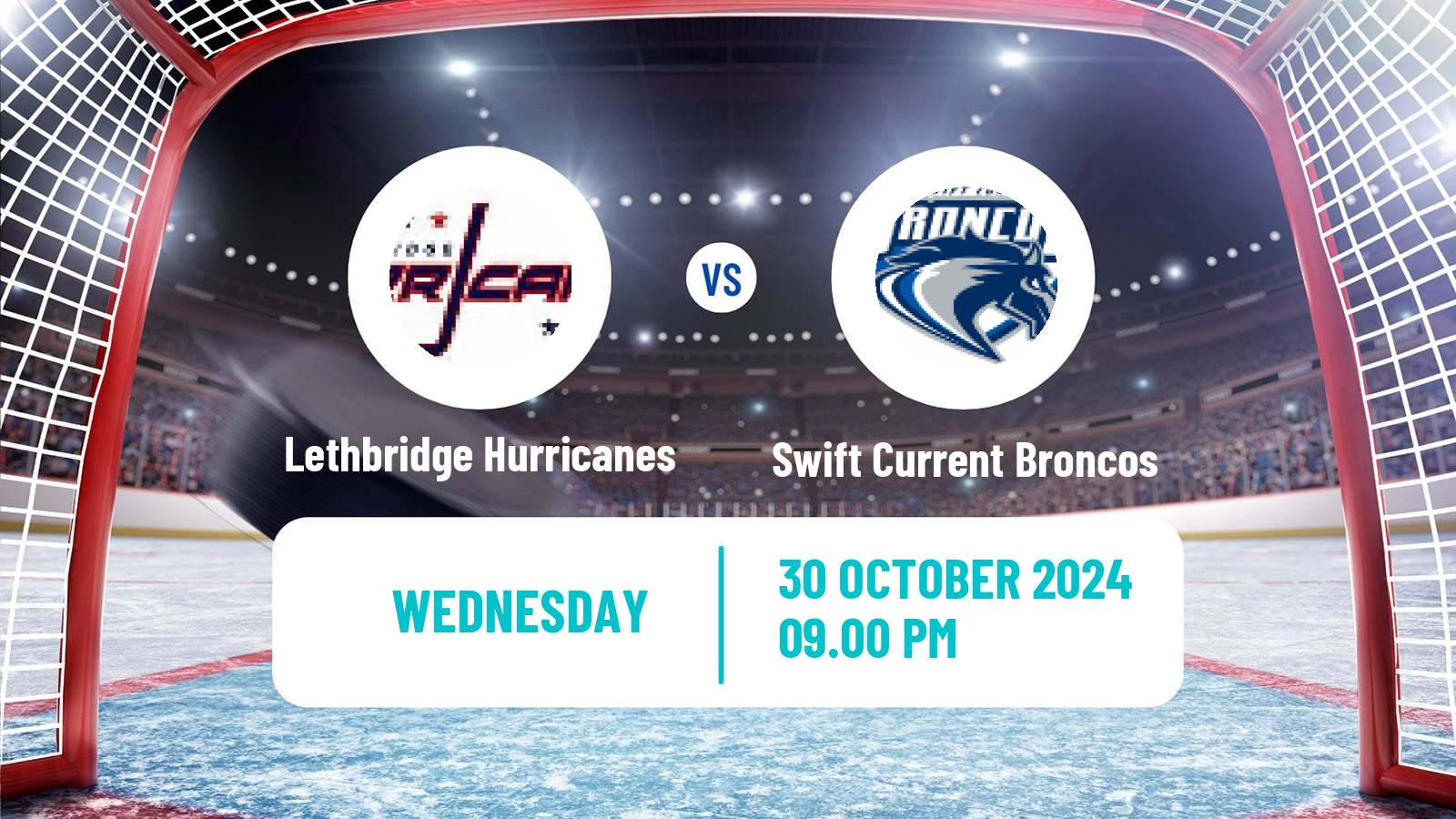 Hockey WHL Lethbridge Hurricanes - Swift Current Broncos