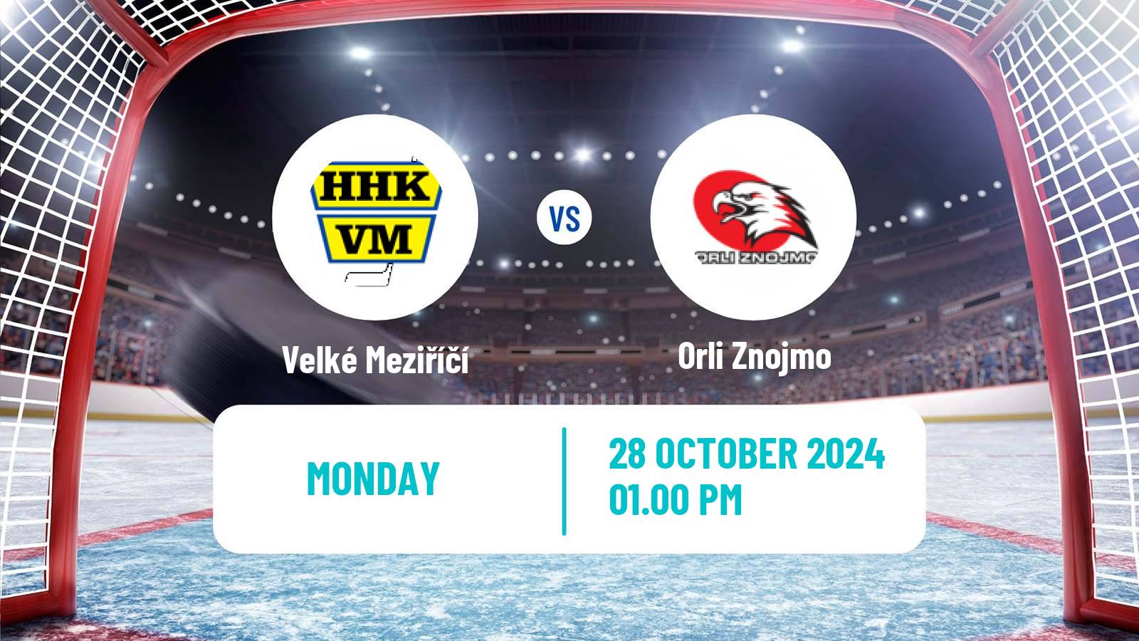 Hockey Czech 2 Liga Hockey East Velké Meziříčí - Orli Znojmo