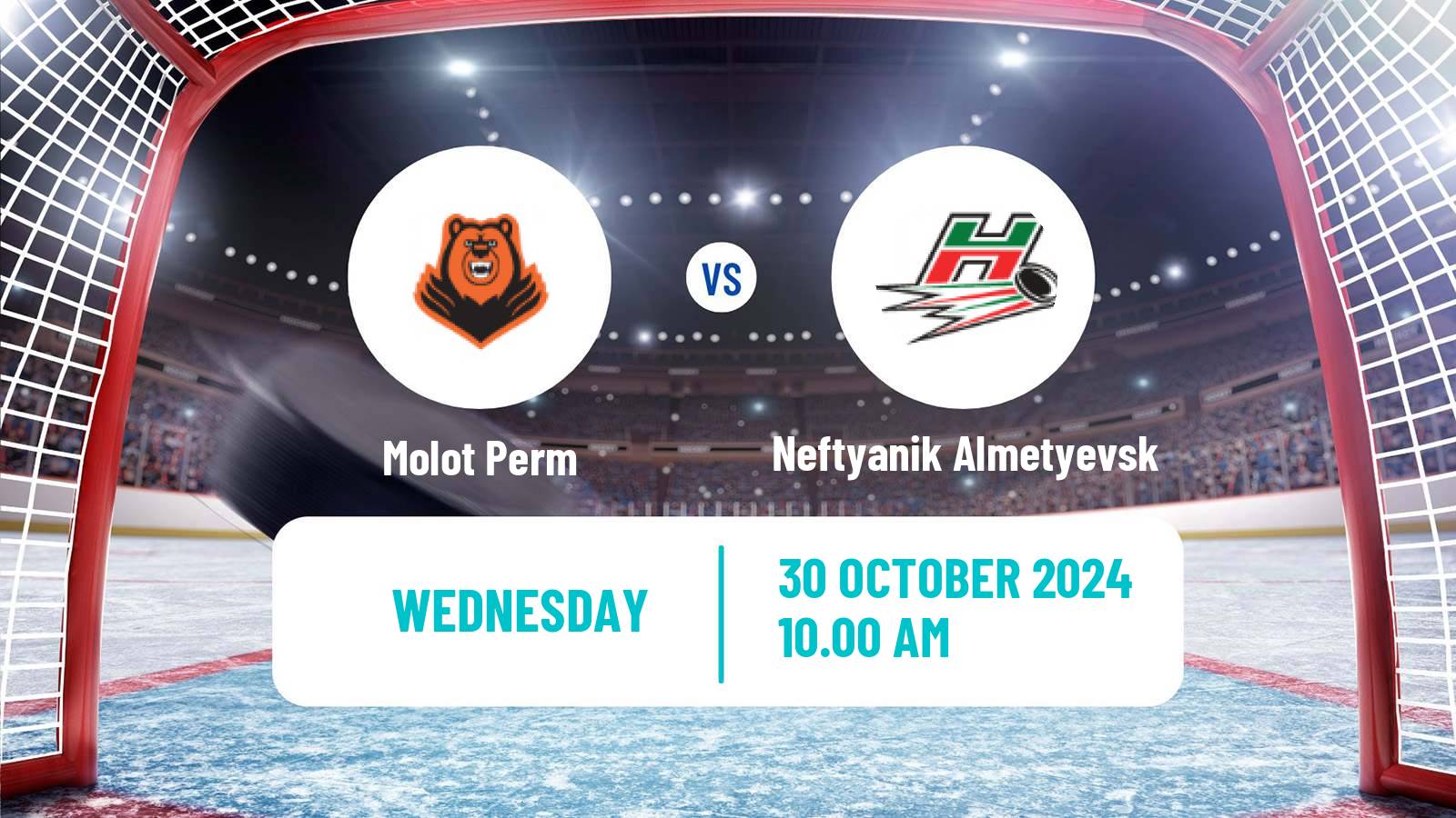 Hockey VHL Molot Perm - Neftyanik Almetyevsk