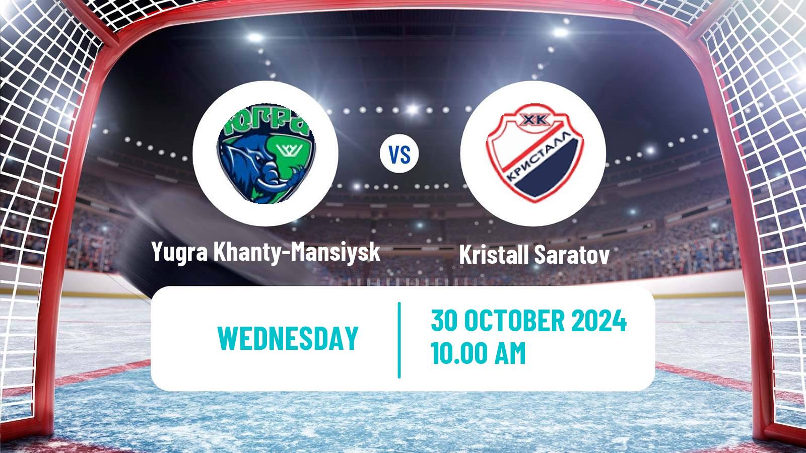 Hockey VHL Yugra Khanty-Mansiysk - Kristall Saratov