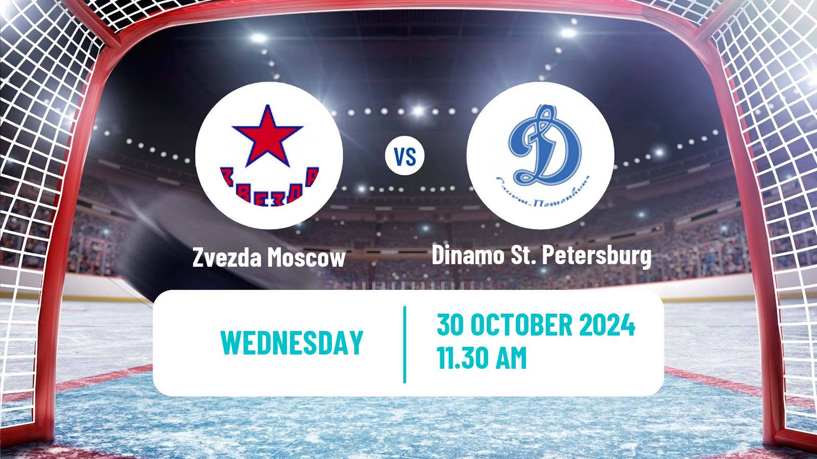 Hockey VHL Zvezda Moscow - Dinamo St. Petersburg