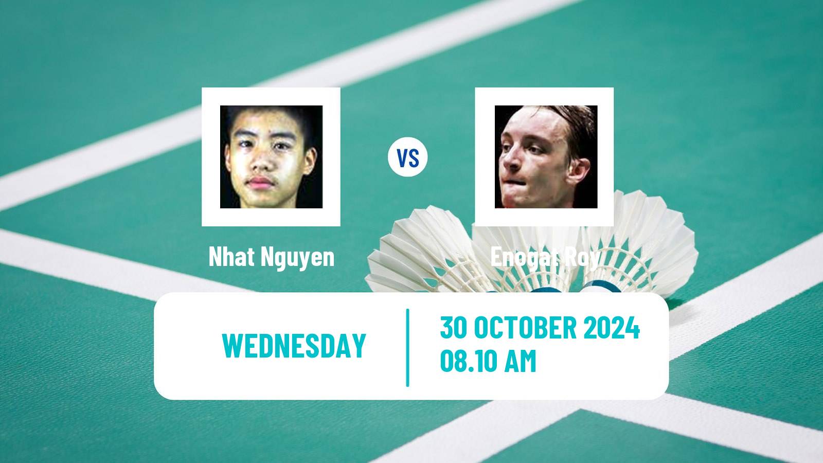 Badminton BWF World Tour Hylo Open Men Nhat Nguyen - Enogat Roy