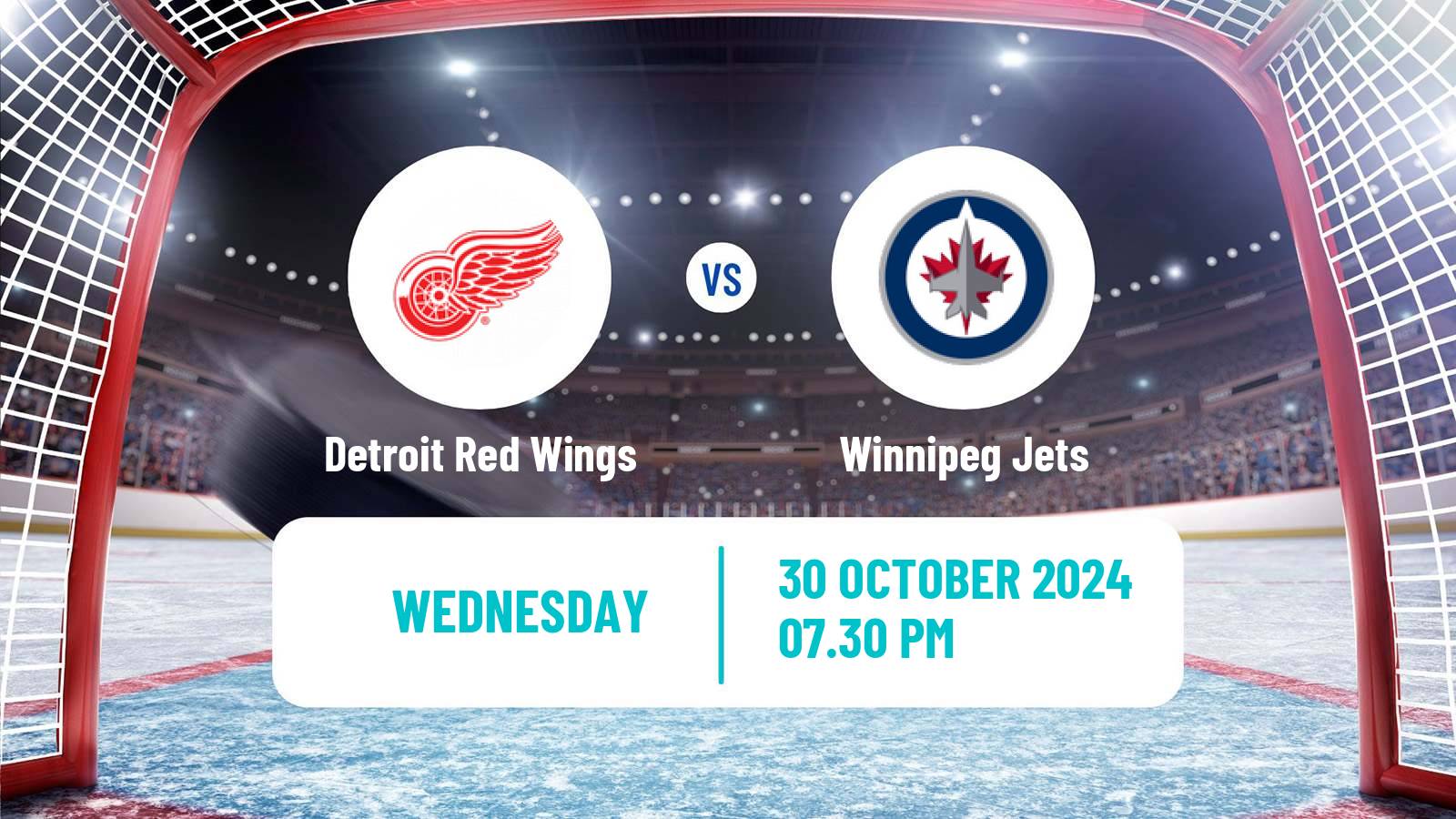 Hockey NHL Detroit Red Wings - Winnipeg Jets