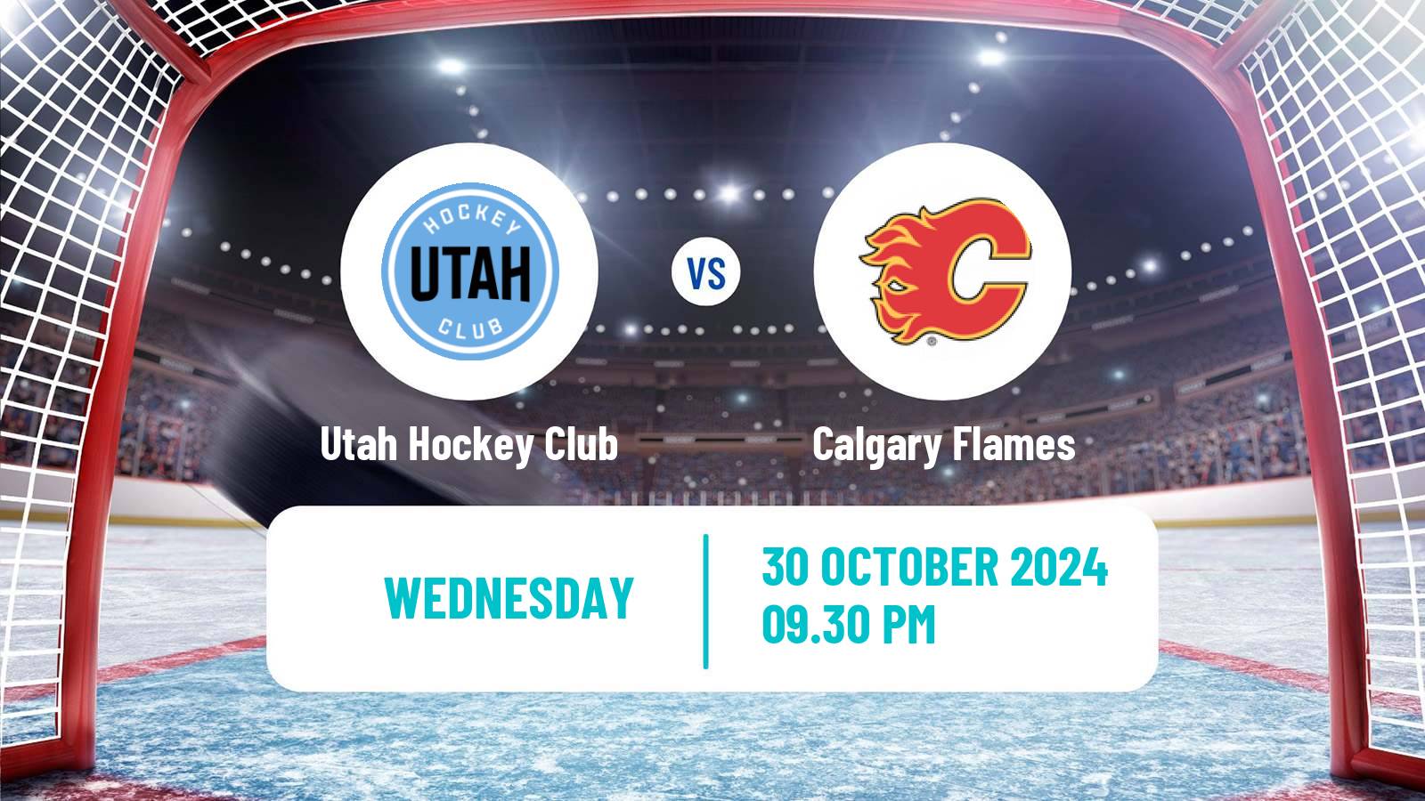 Hockey NHL Utah Hockey Club - Calgary Flames