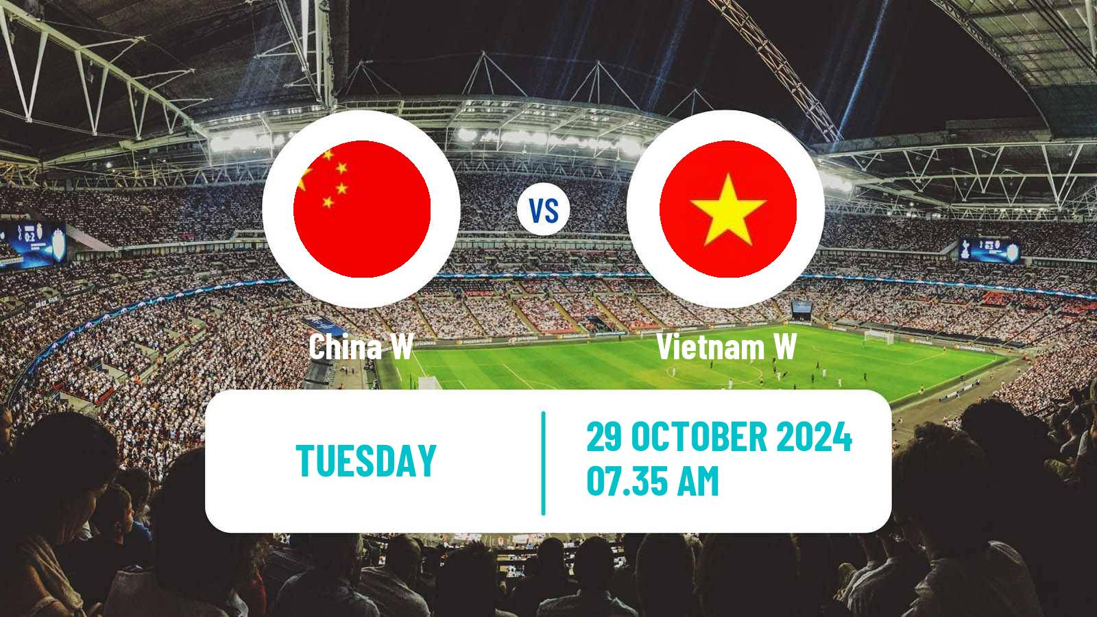 Soccer Friendly International Women China W - Vietnam W