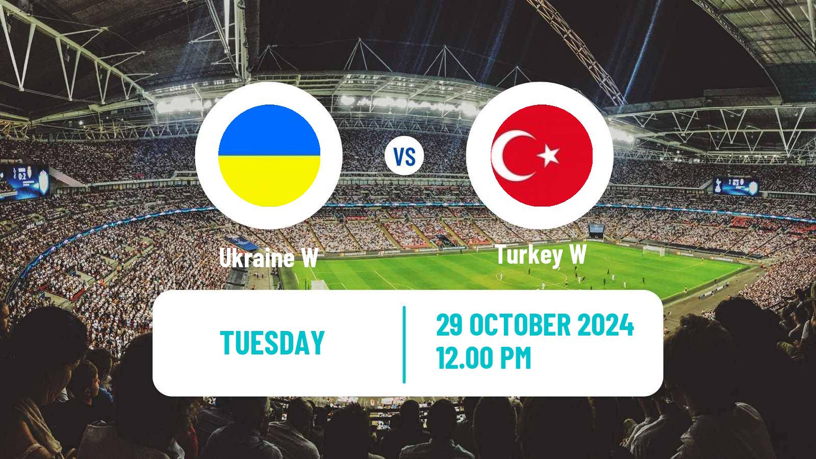 Soccer UEFA Euro Women Ukraine W - Turkey W