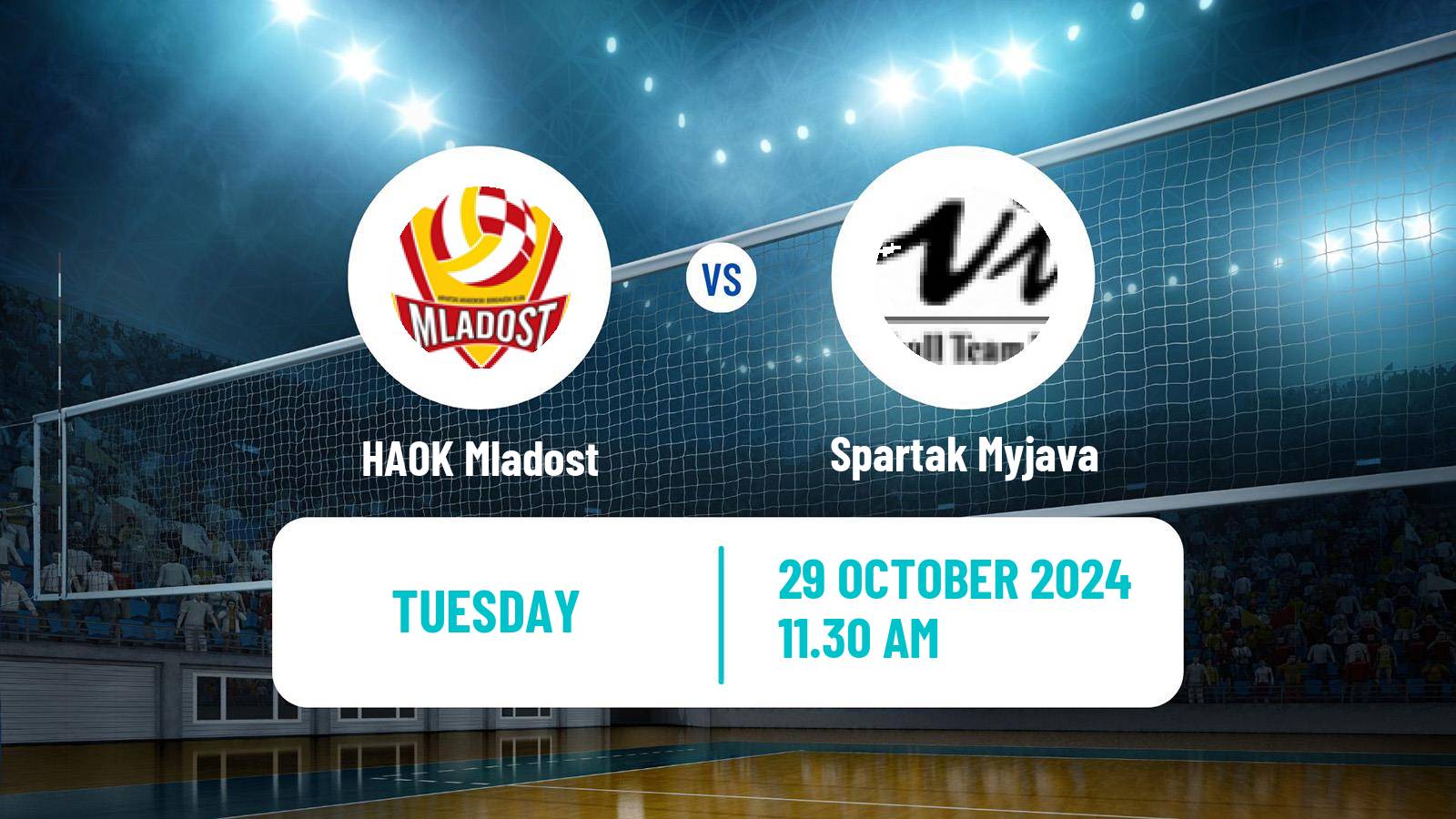 Volleyball MEVZA HAOK Mladost - Spartak Myjava