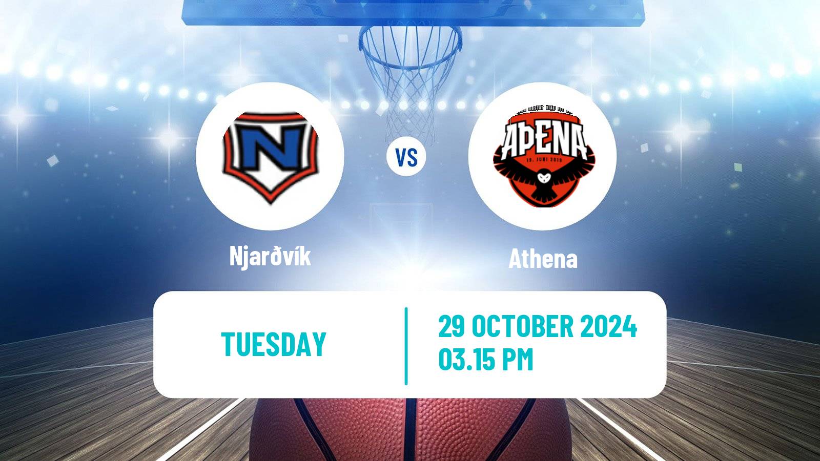 Basketball Icelandic Premier League Basketball Women Njarðvík - Athena