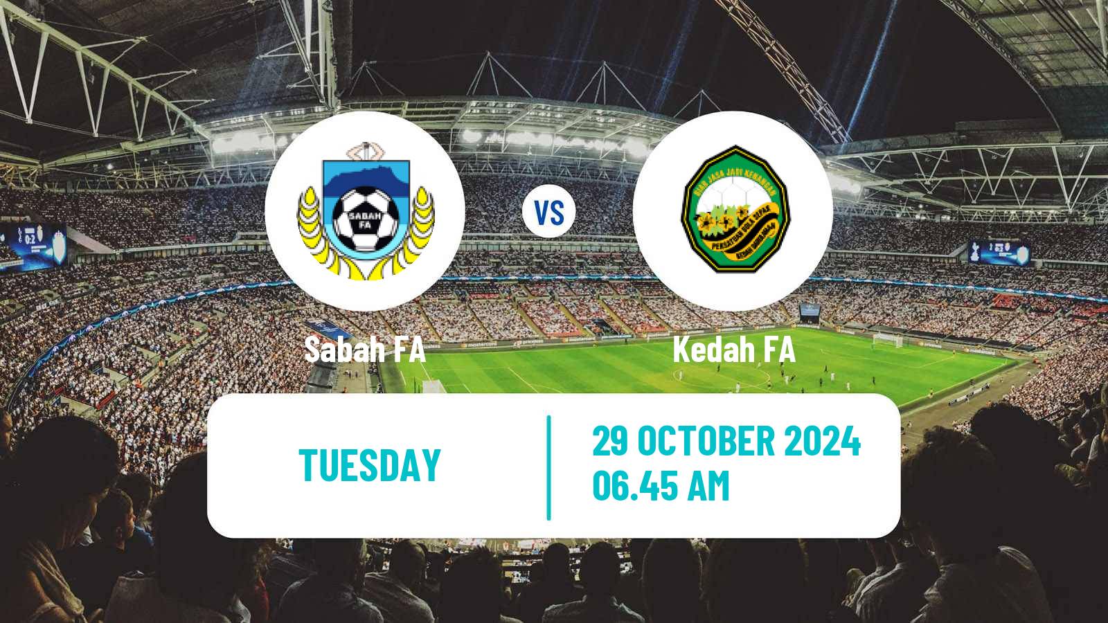 Soccer Malaysian Super League Sabah FA - Kedah FA