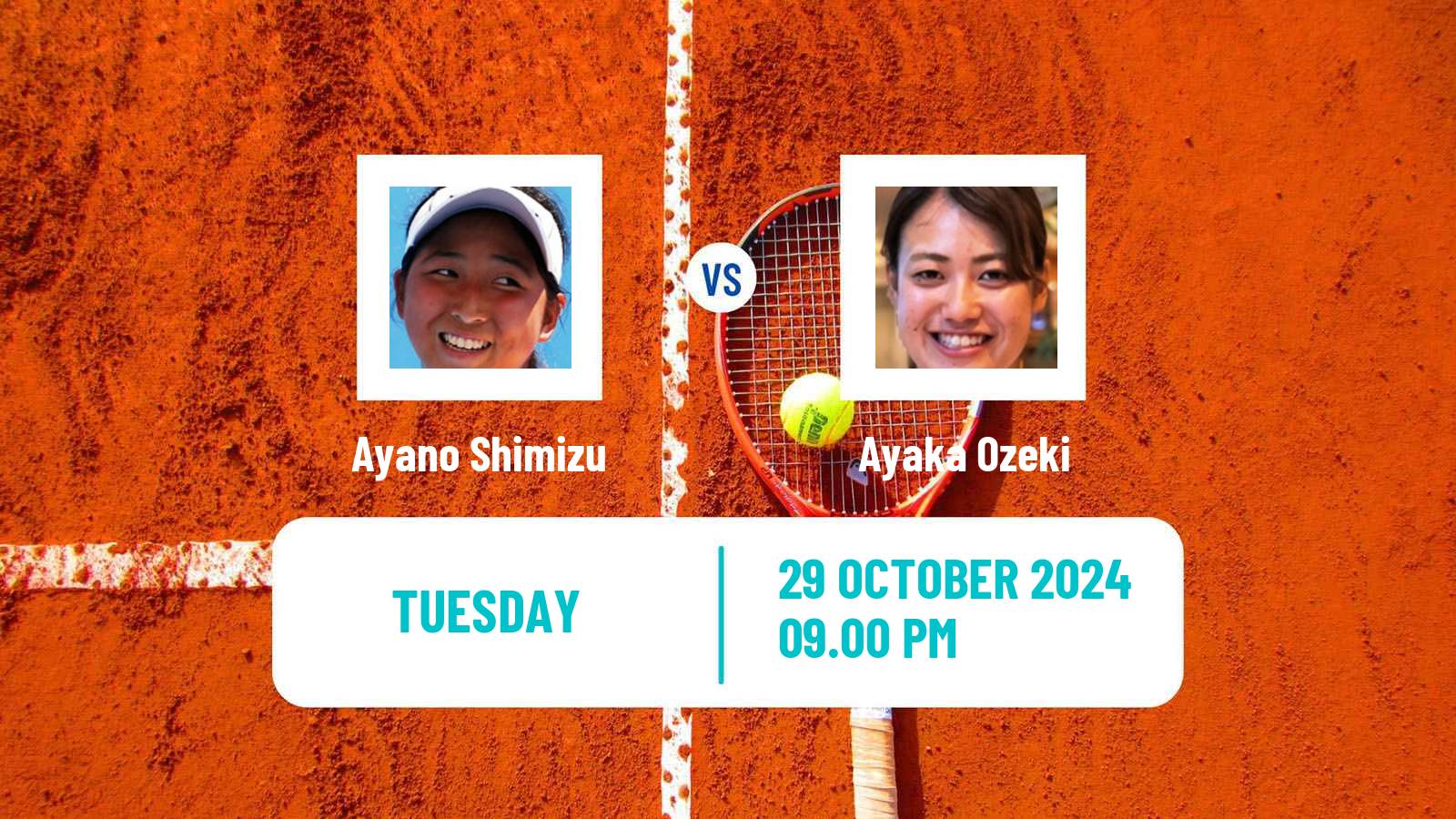 Tennis ITF W35 Makinohara Women Ayano Shimizu - Ayaka Ozeki