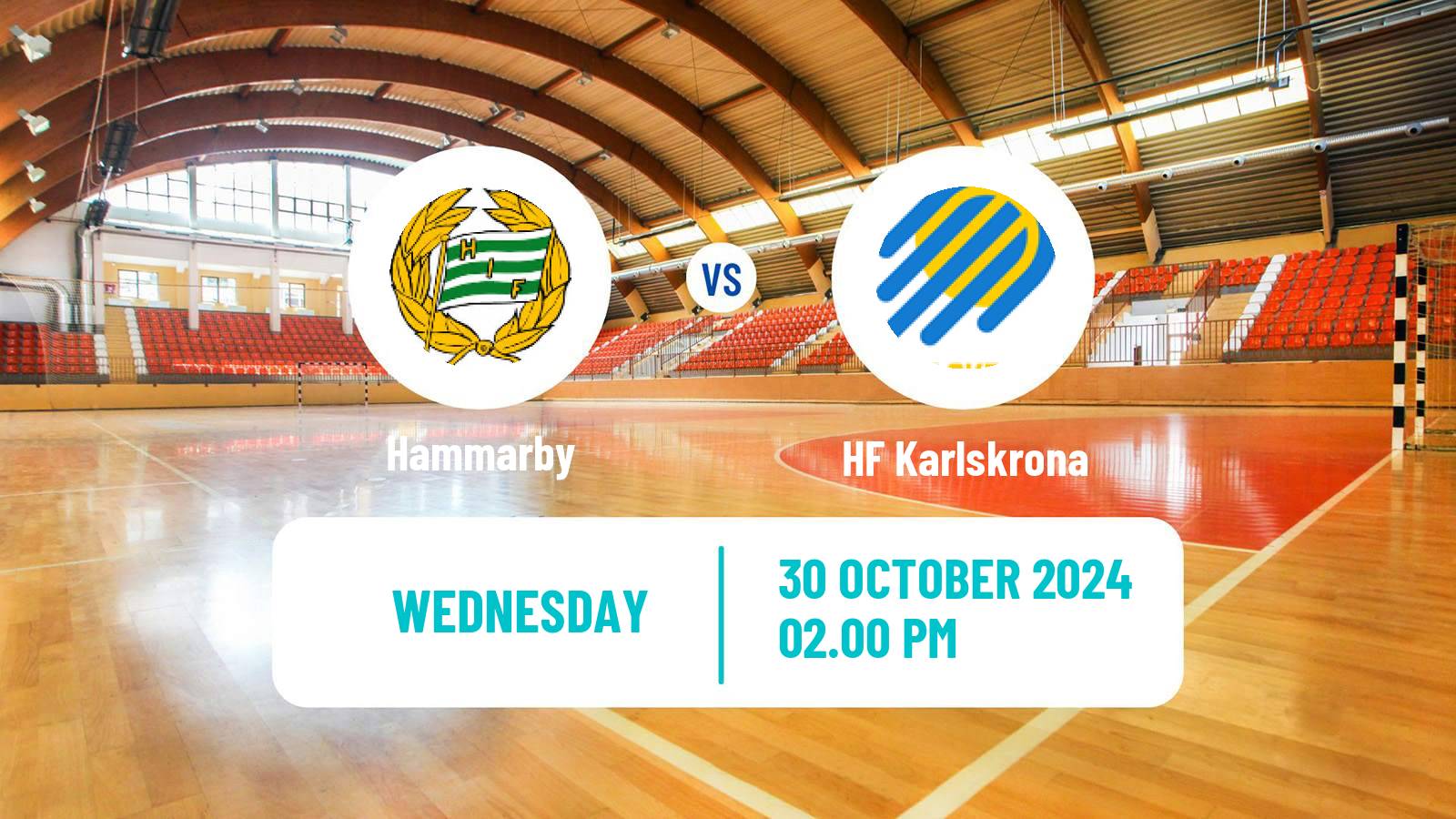 Handball Swedish Elitserien Handball Hammarby - HF Karlskrona