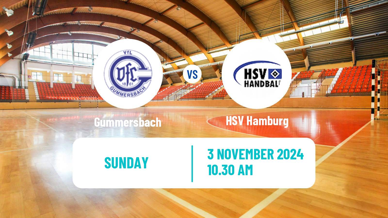 Handball German Bundesliga Handball Gummersbach - HSV Hamburg