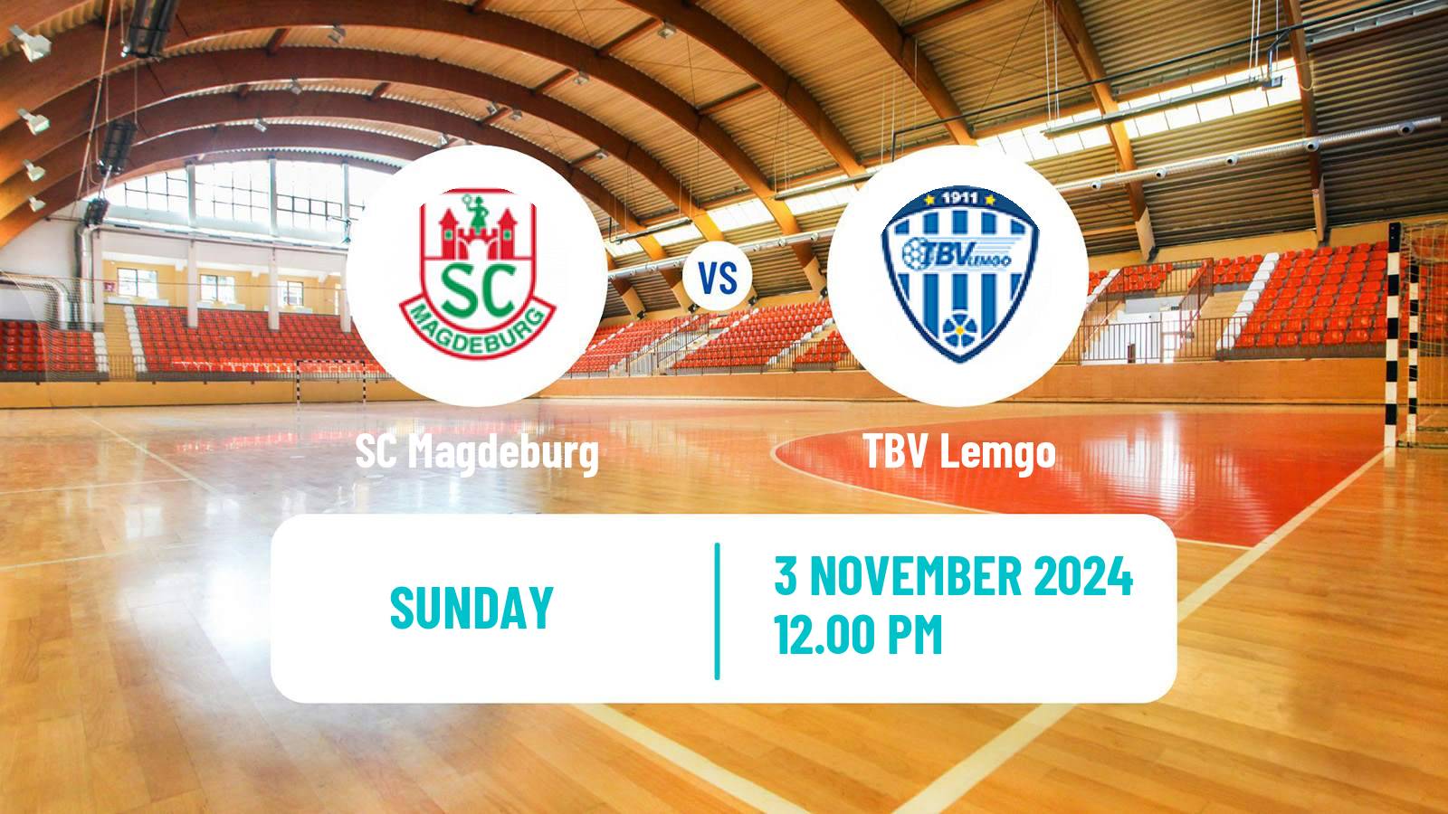 Handball German Bundesliga Handball Magdeburg - TBV Lemgo