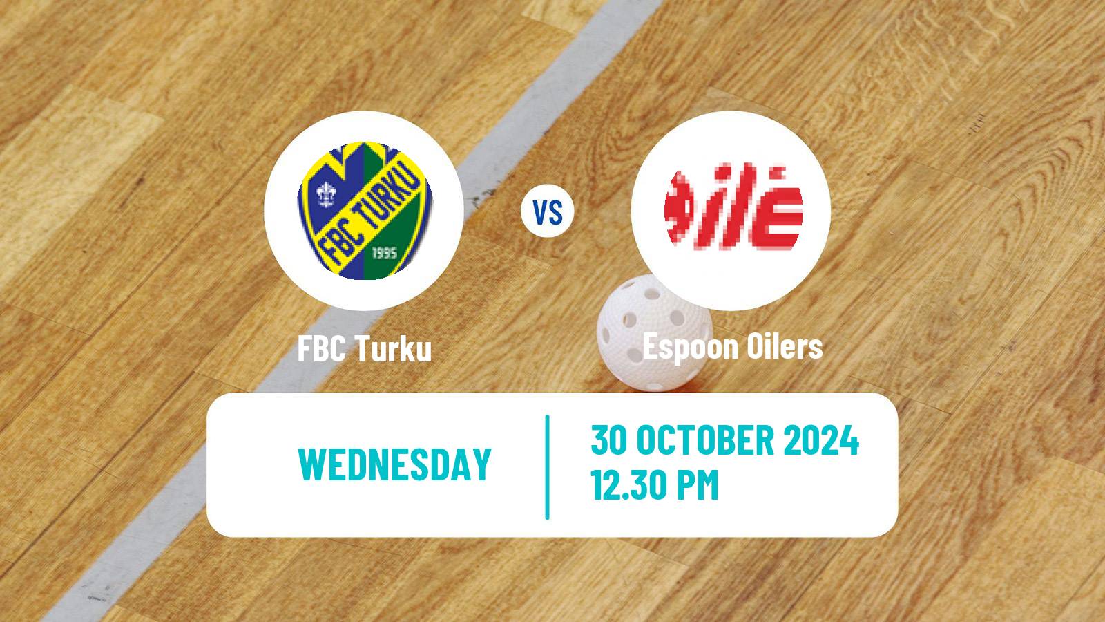 Floorball Finnish F-Liiga Turku - Espoon Oilers