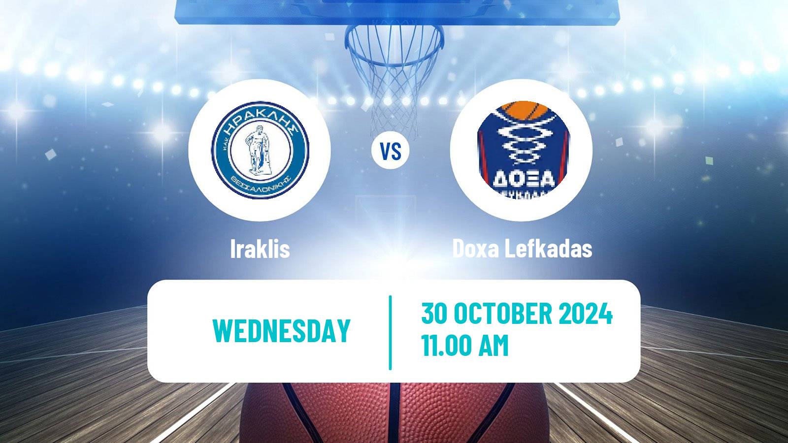 Basketball Greek Elite League Basketball Iraklis - Doxa Lefkadas