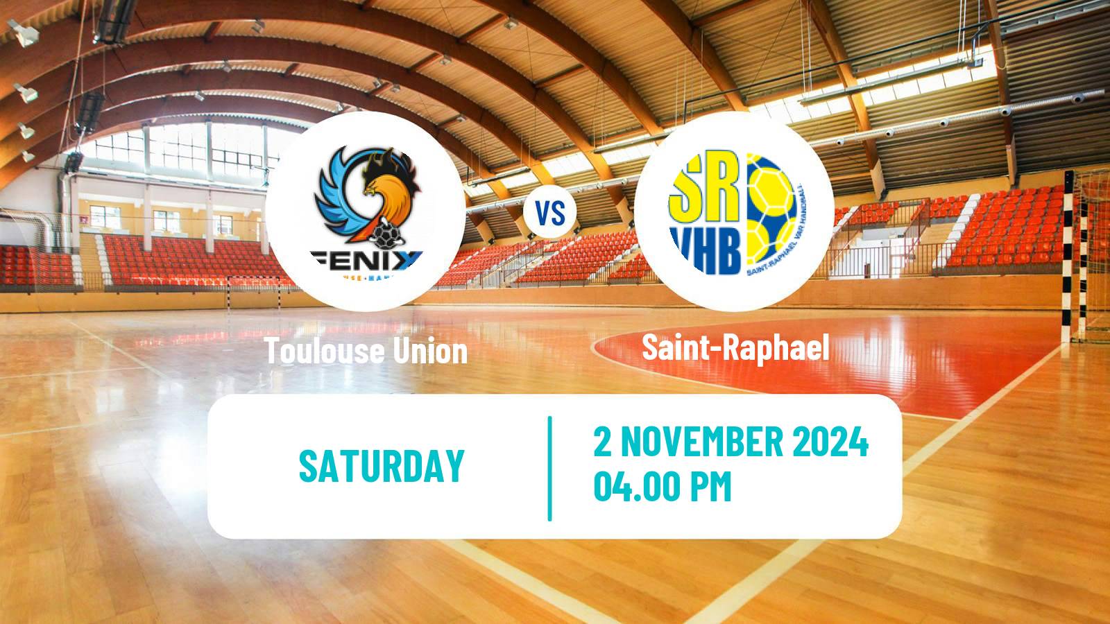 Handball French Starligue Handball Toulouse Union - Saint-Raphael