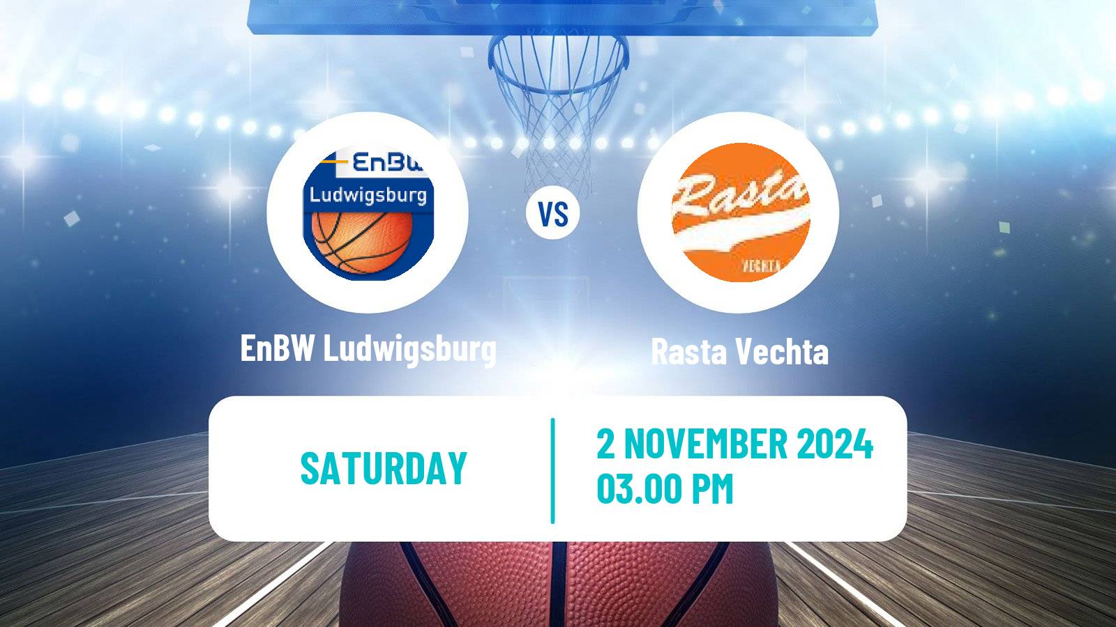 Basketball German BBL EnBW Ludwigsburg - Rasta Vechta