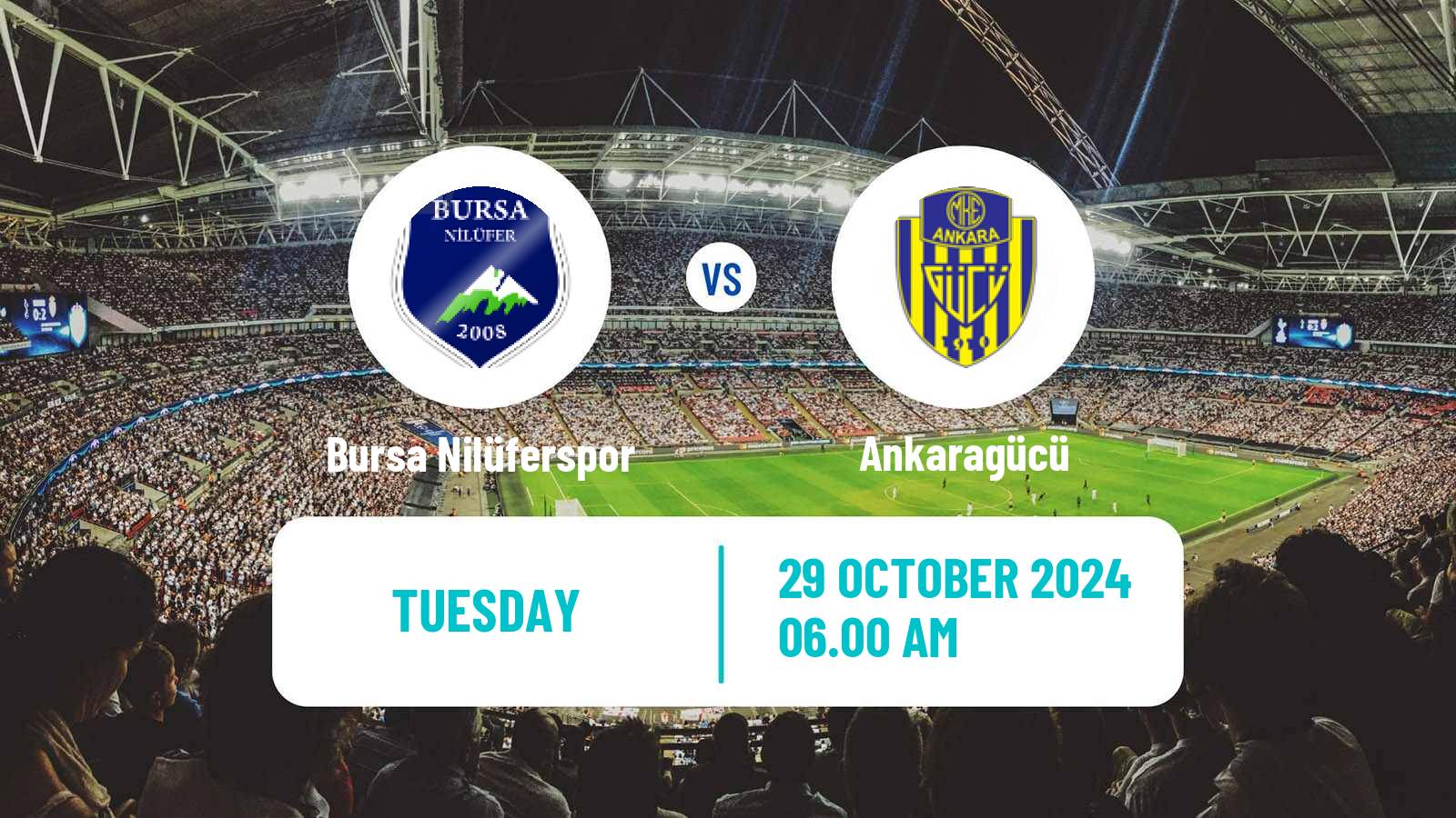 Soccer Turkish Cup Bursa Nilüferspor - Ankaragücü