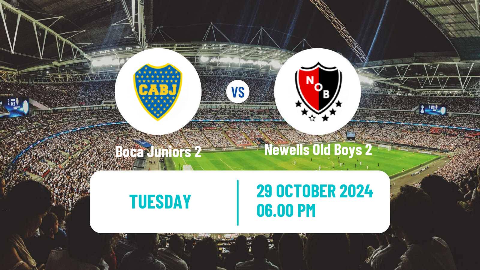 Soccer Argentinian Reserve League Boca Juniors 2 - Newells Old Boys 2