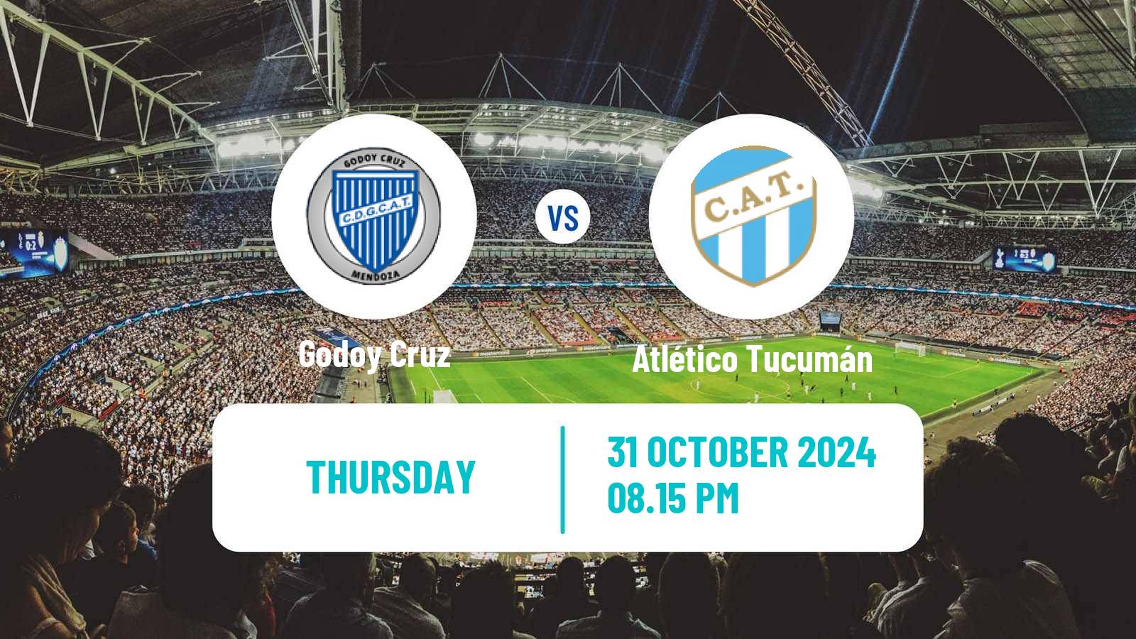 Soccer Argentinian Liga Profesional Godoy Cruz - Atlético Tucumán