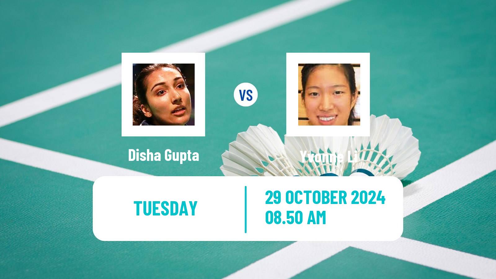 Badminton BWF World Tour Hylo Open Women Disha Gupta - Yvonne Li