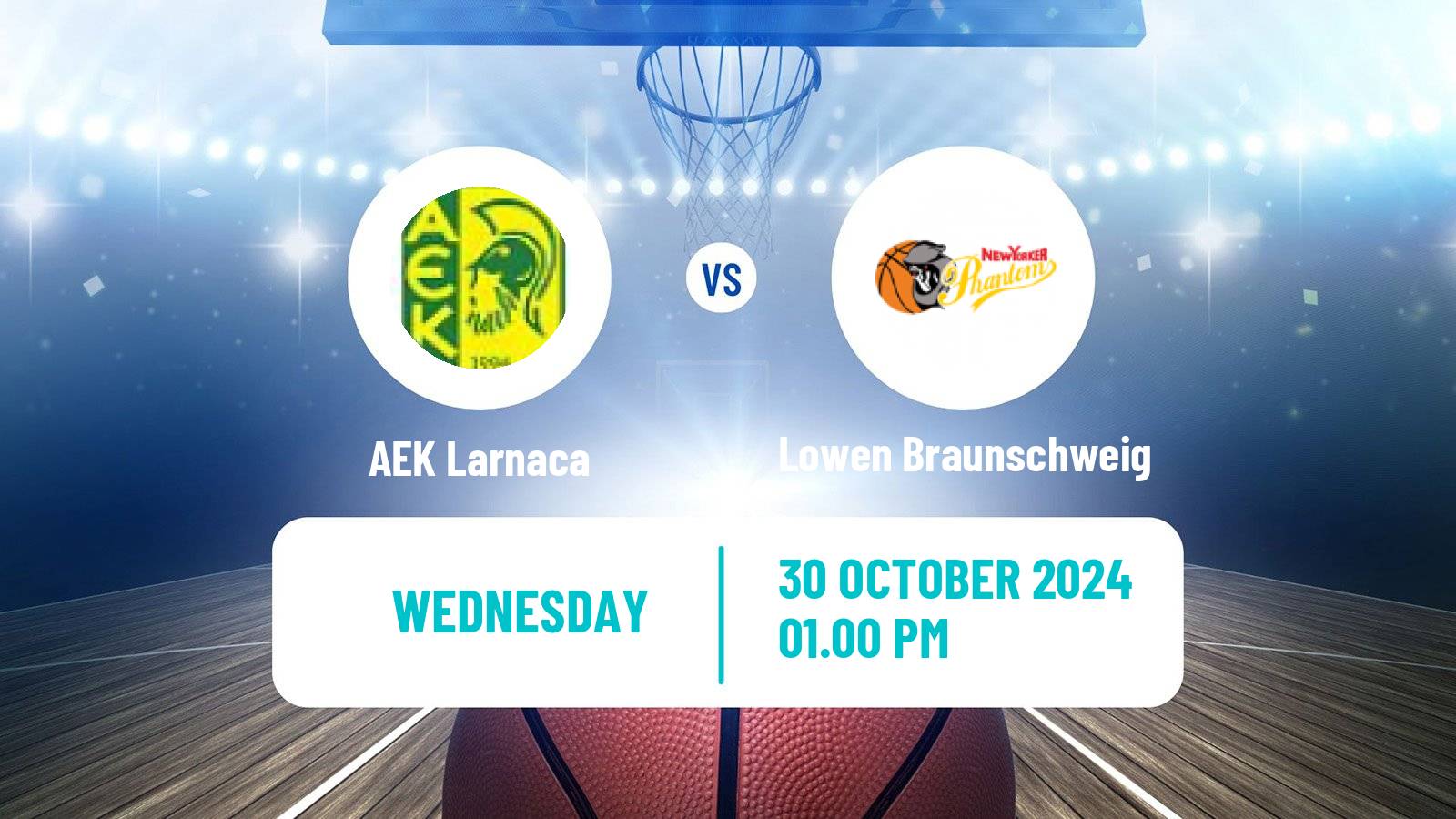 Basketball FIBA Europe Cup AEK Larnaca - Lowen Braunschweig