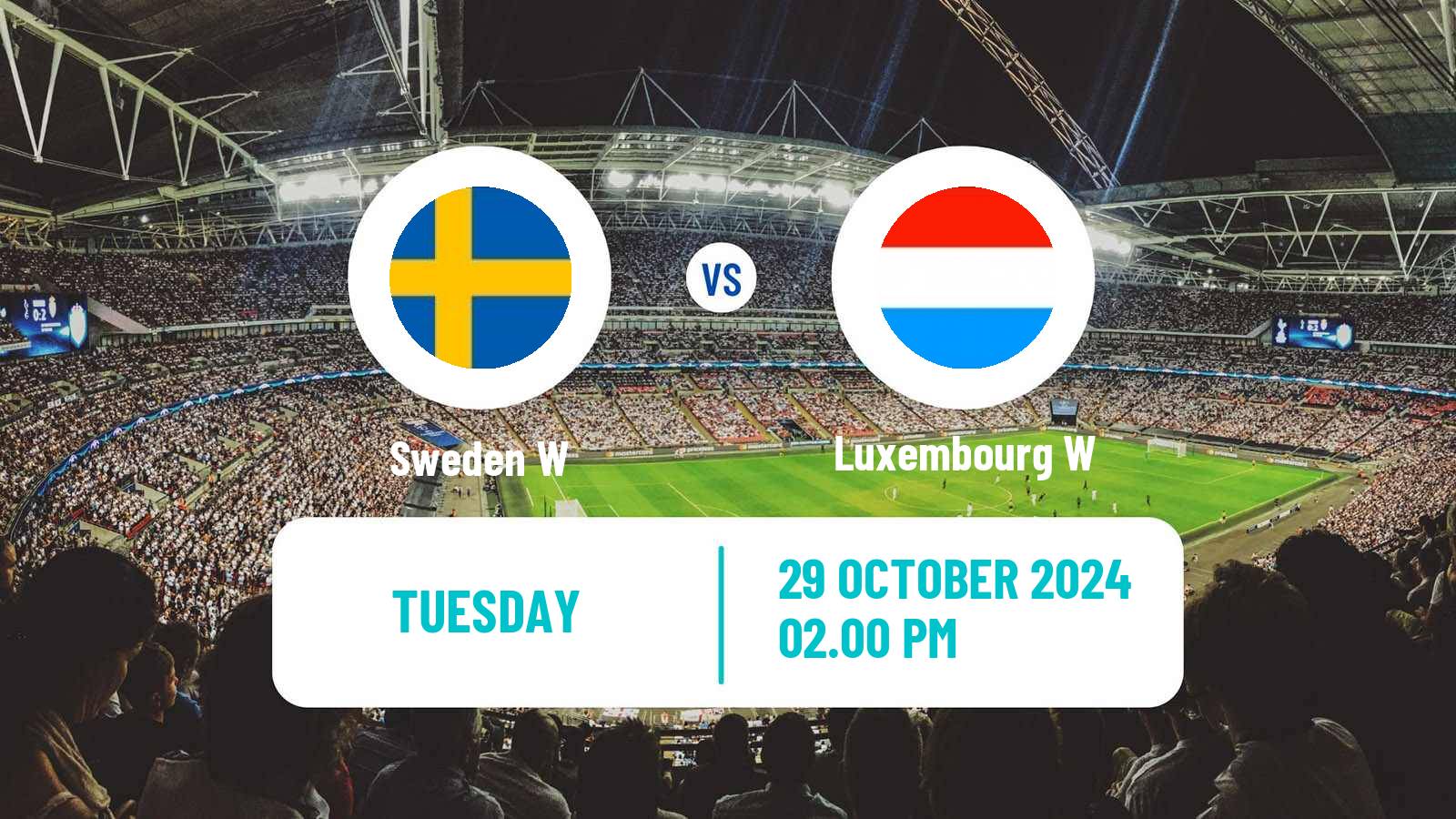 Soccer UEFA Euro Women Sweden W - Luxembourg W