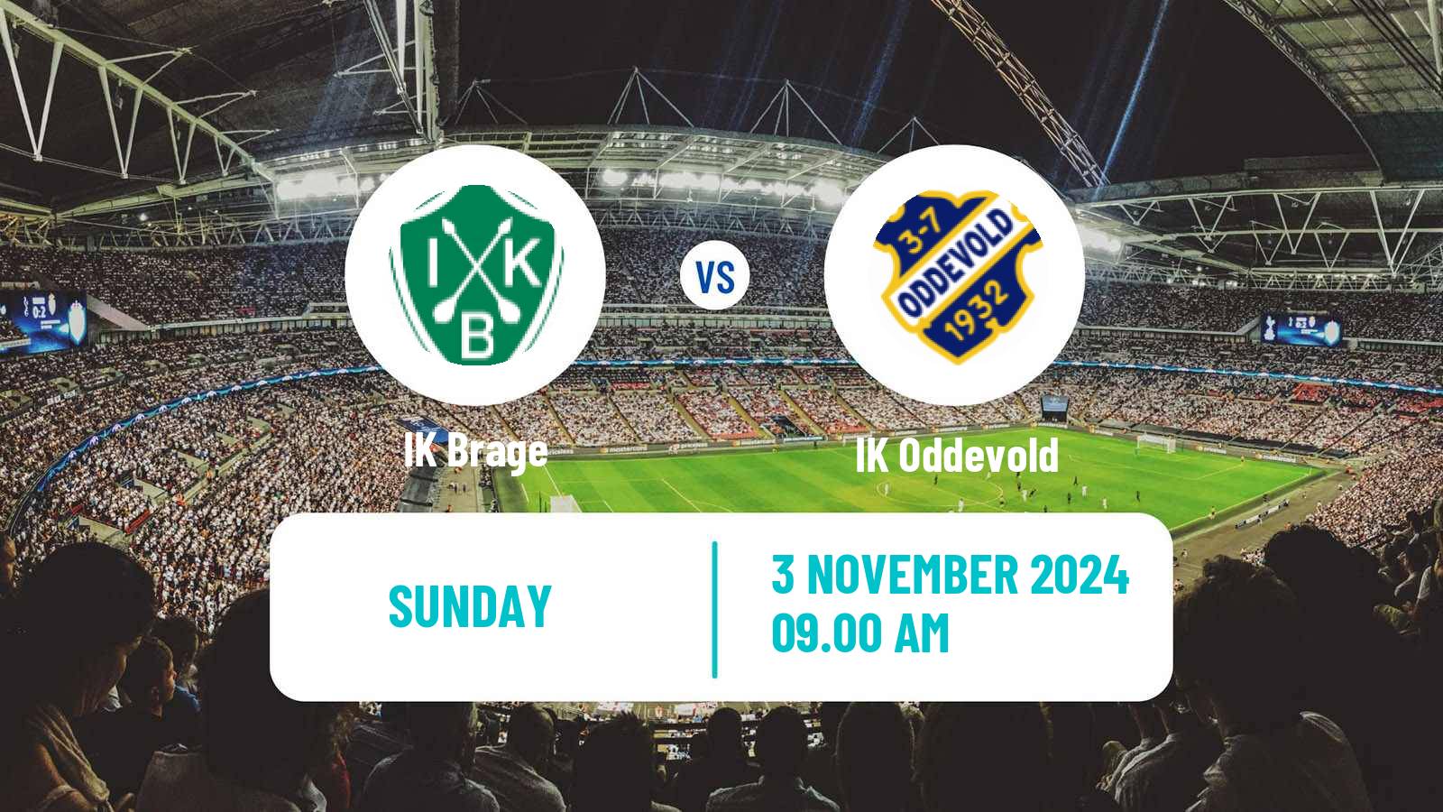 Soccer Swedish Superettan Brage - Oddevold