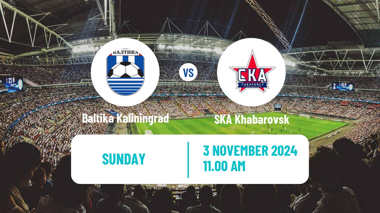 Soccer Russian FNL Baltika Kaliningrad - SKA Khabarovsk