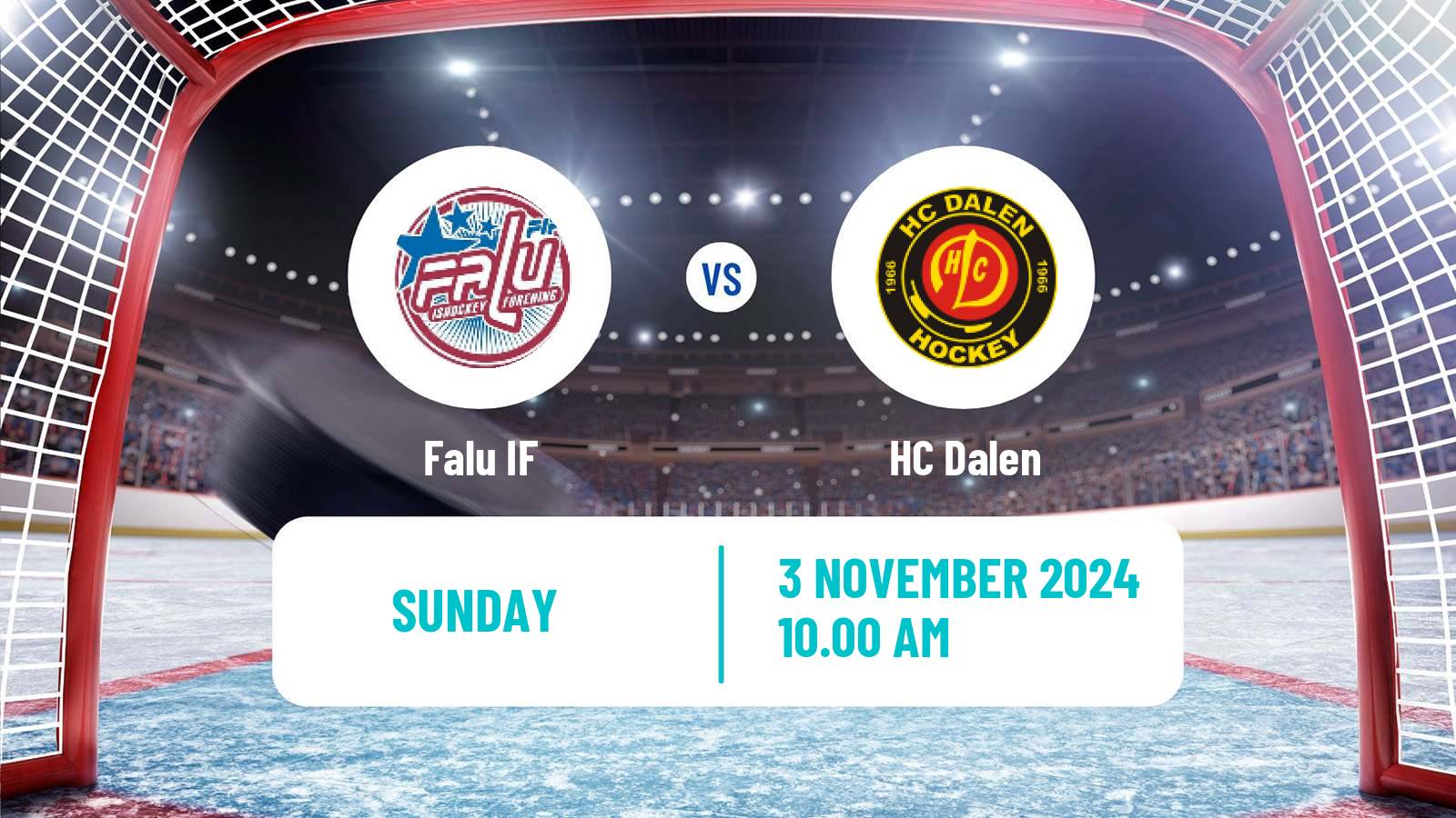 Hockey Swedish HockeyEttan Vastra Falu - Dalen