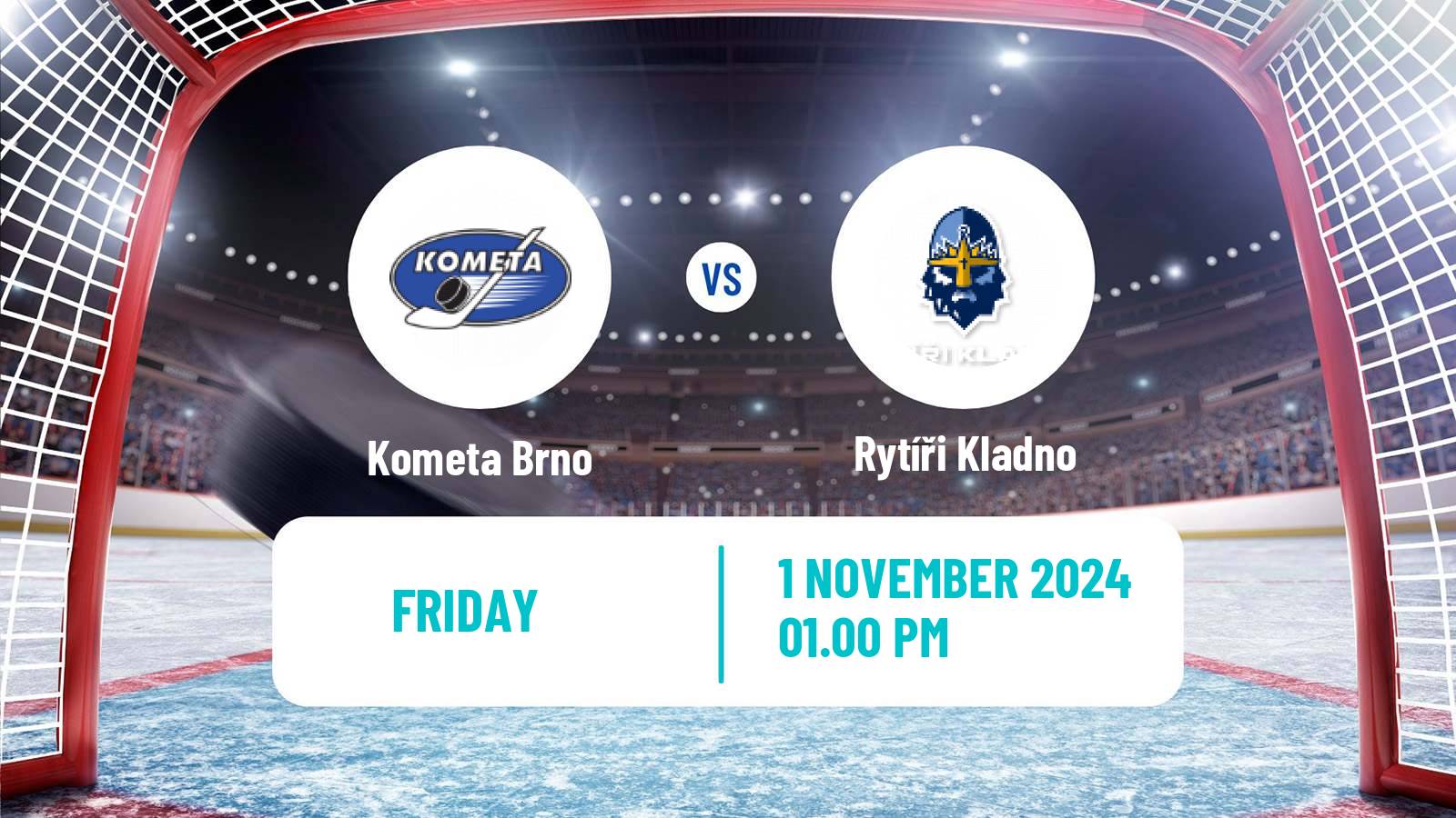 Hockey Czech Extraliga Kometa Brno - Rytíři Kladno