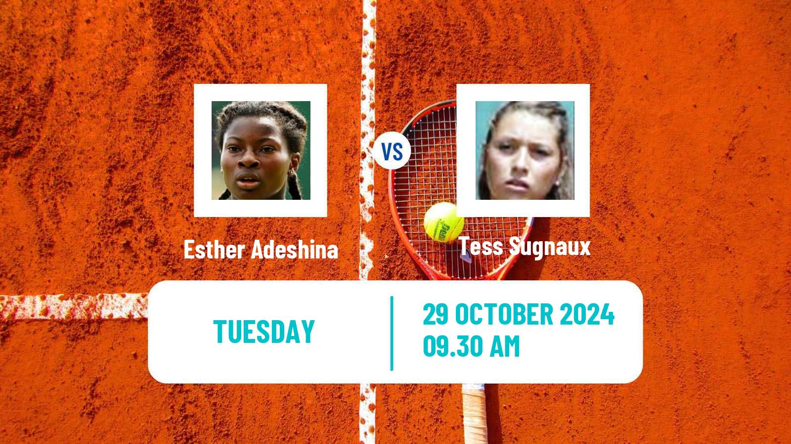 Tennis ITF W35 Loughborough 2 Women Esther Adeshina - Tess Sugnaux