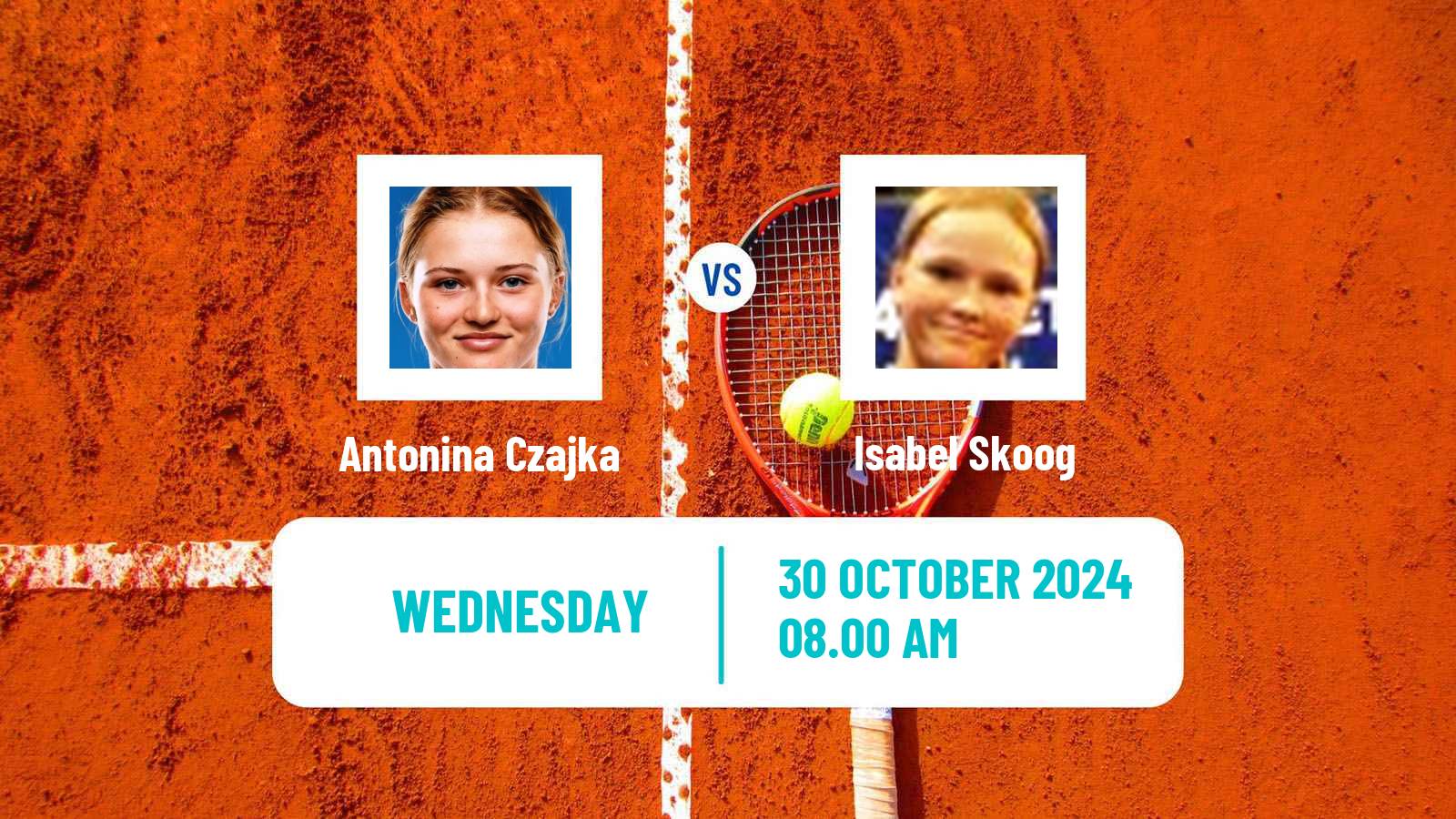 Tennis ITF W15 Taby Women Antonina Czajka - Isabel Skoog