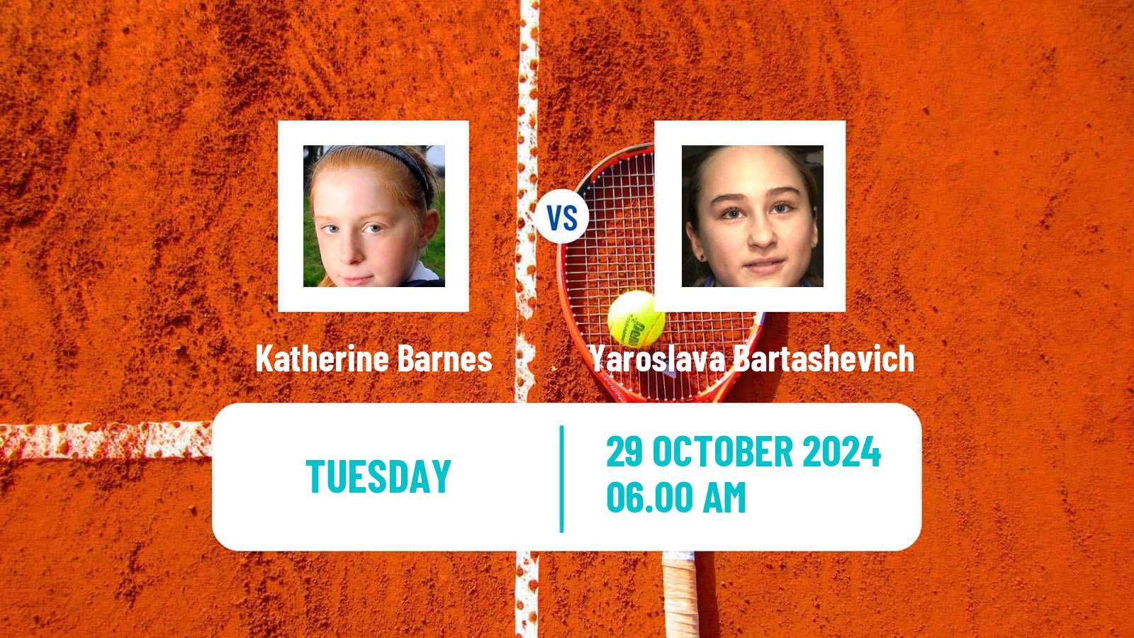 Tennis ITF W35 Loughborough 2 Women Katherine Barnes - Yaroslava Bartashevich