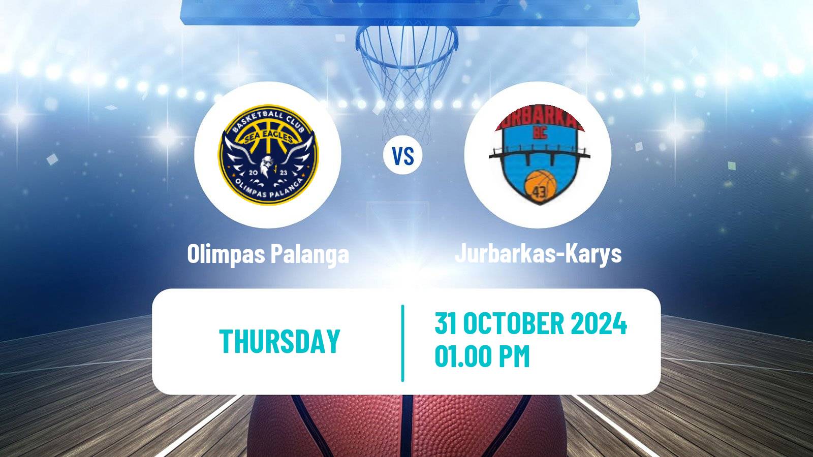 Basketball Lietuvos NKL Olimpas Palanga - Jurbarkas-Karys