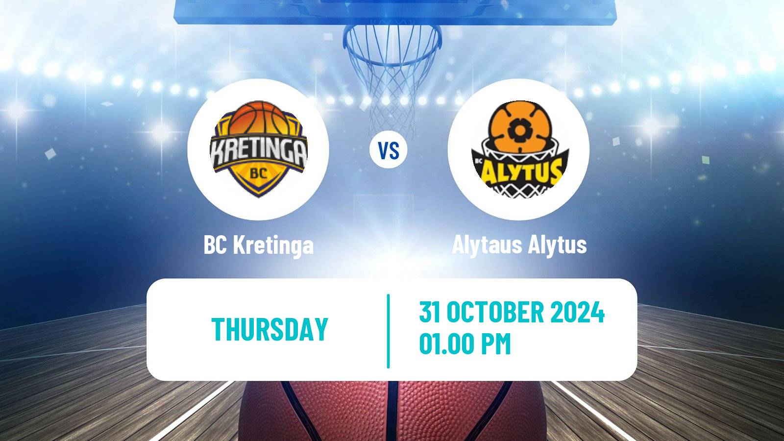 Basketball Lietuvos NKL Kretinga - Alytaus Alytus