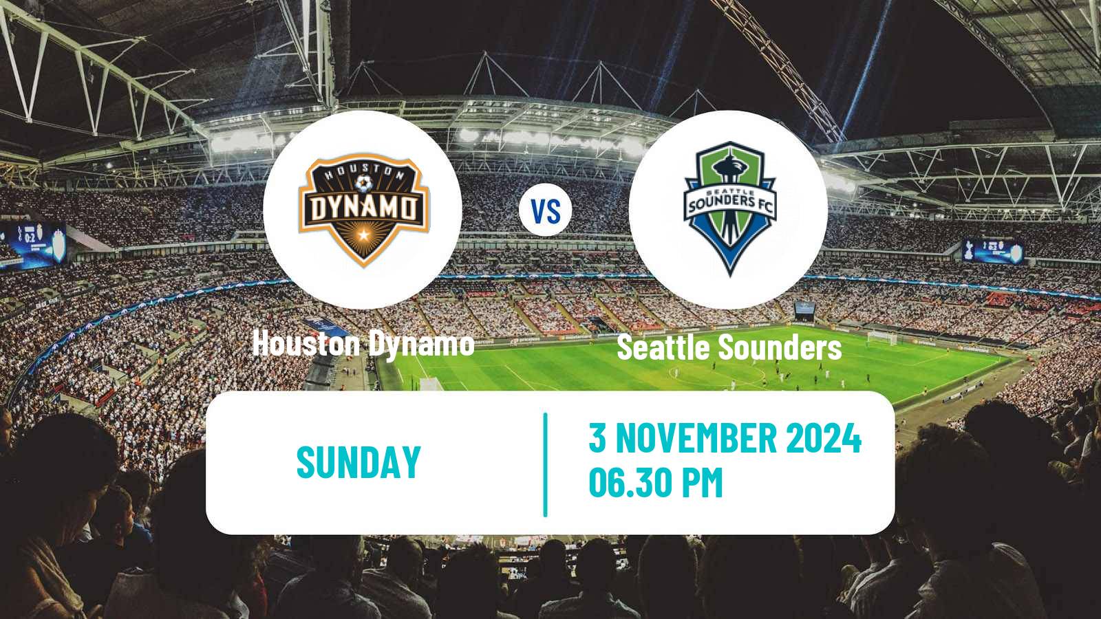 Soccer MLS Houston Dynamo - Seattle Sounders