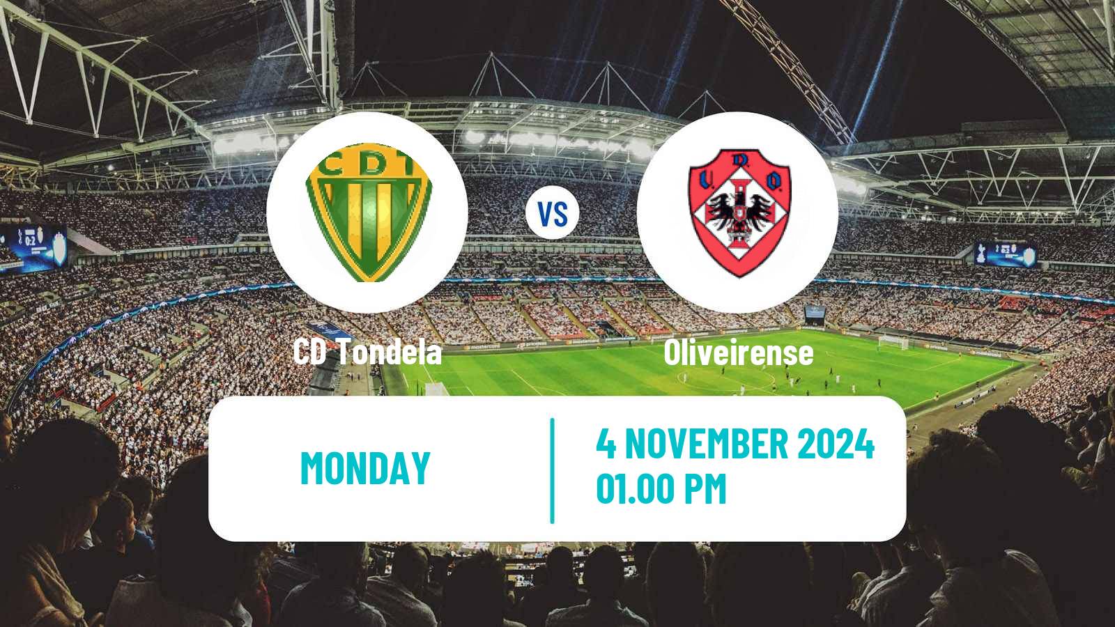 Soccer Portuguese Liga 2 Tondela - Oliveirense